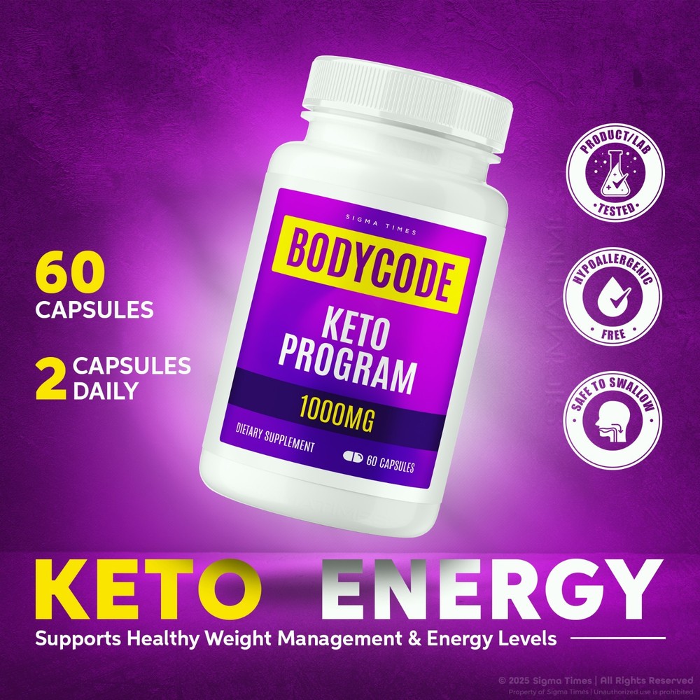 (5 Pack) BodyCode Keto Program - Advanced Fat-Burning Formula for Weight Loss