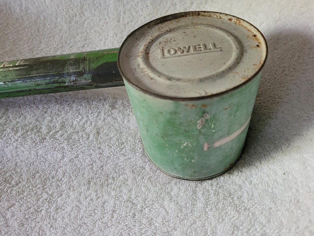 Vintage Tin Lowell Hardware Store Bug Sprayer