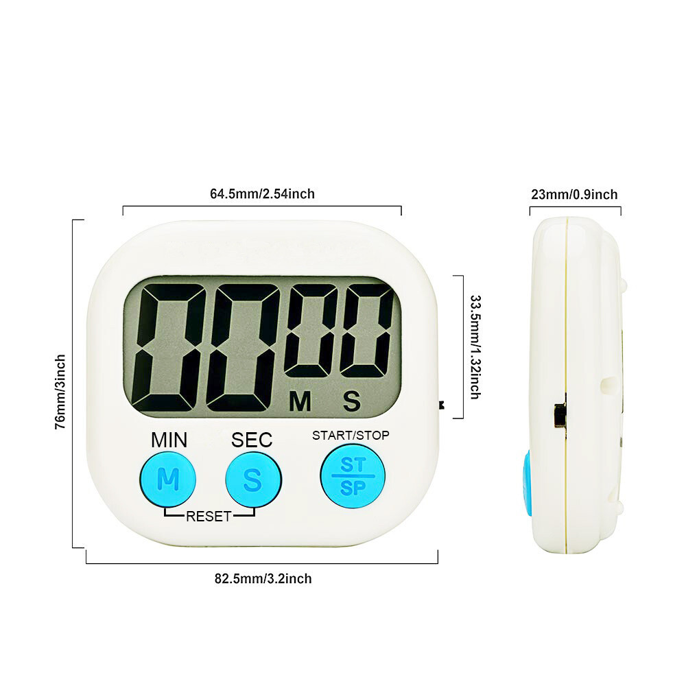Multifunctional timer kitchen baking large screen digital reminder is counting