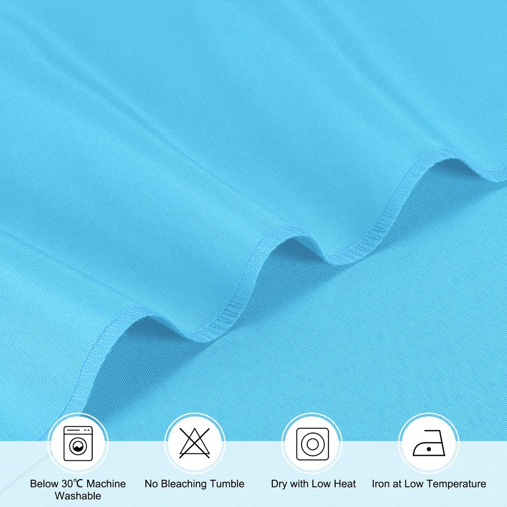 160x250cm Rectangle Tablecloth, Thickened Polyester Table Cloth Sky Blue