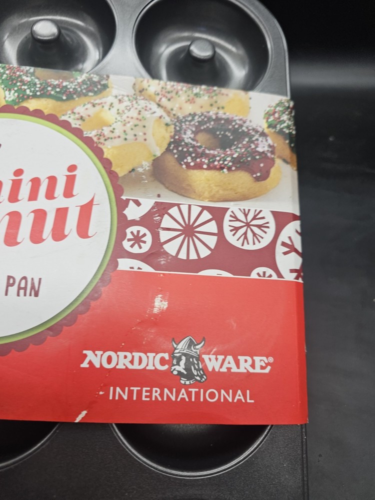 Nordic Ware 12 Mini Donuts Baking Pan Dozen