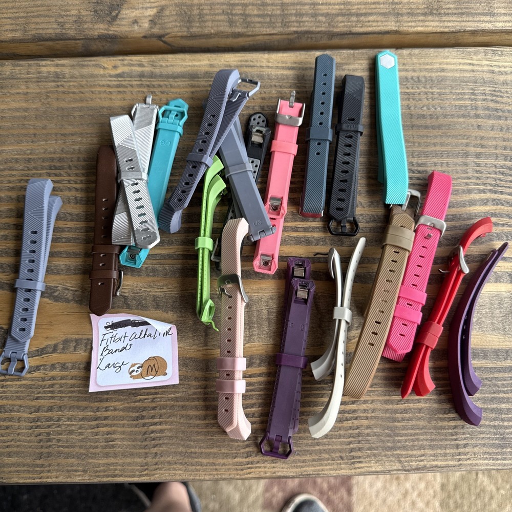 Large Lot It Fitbit Alta / Alta HR Replacement Bands Multicolor LARGE