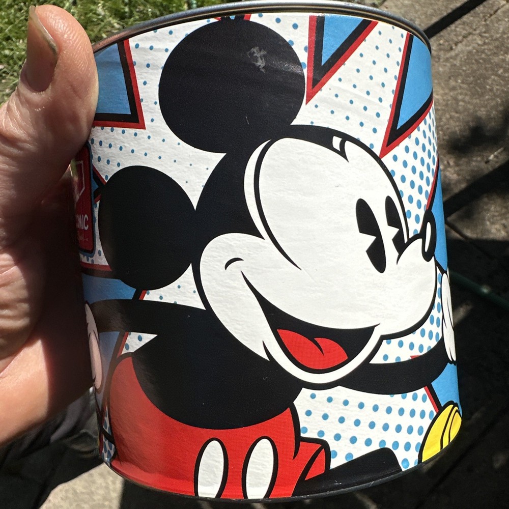 Bin COLLECTIBLE MICKEY MOUSE TIN WITH LID STORE