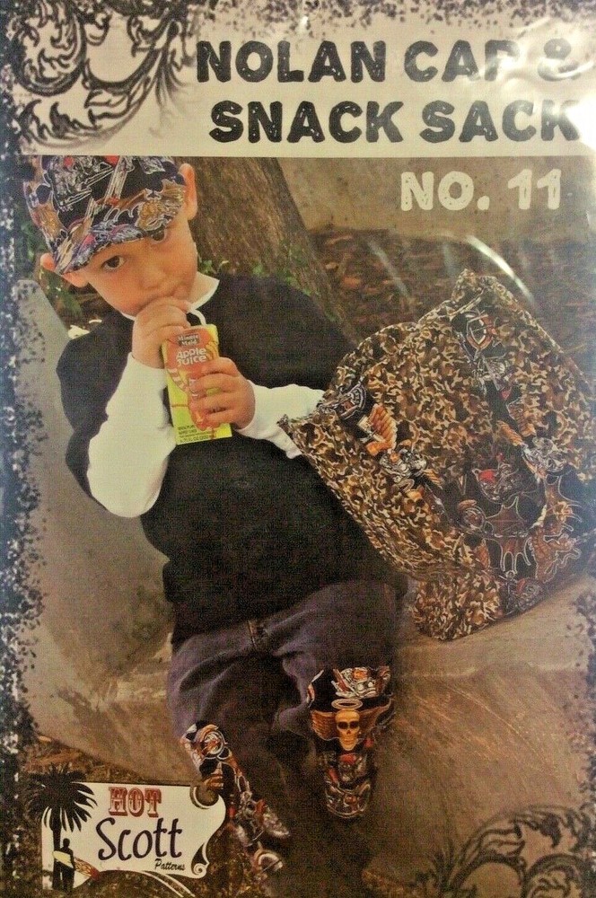 HOT SCOTT PATTERNS #11 NOLAN CAP & SNACK SACK