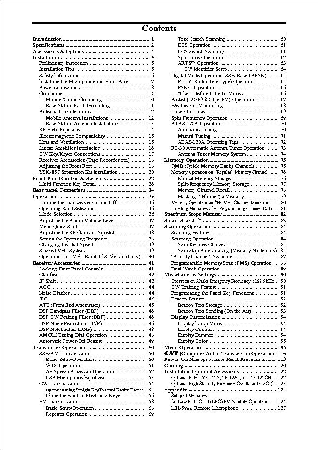 Yaesu FT-857D Transceiver Instruction Manual Operating Guide Coil Bound