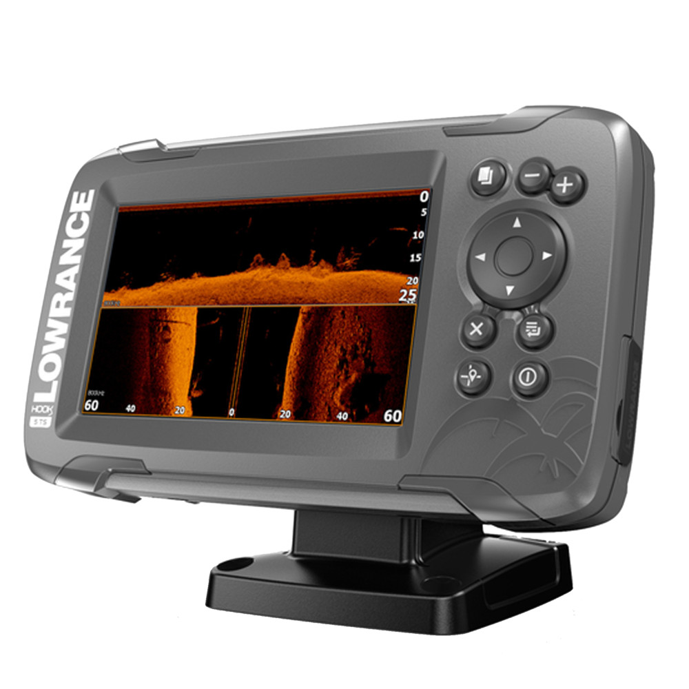 Lowrance HOOK2 5" Fishfinder Chartplotter w/ TripleShot Transducer & Chart Maps