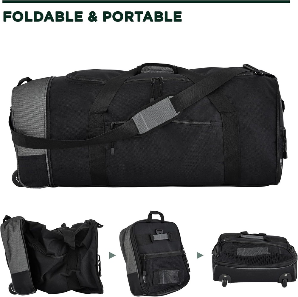 32" Expandable Rolling Travel Bag - Water-Resistant for Ultimate Flexibility