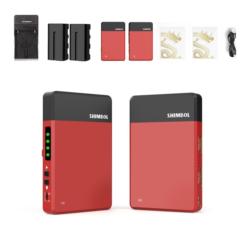 SHIMBOL TP Mini 200m HDMI Wireless Transmission System Transmitter Receiver 10