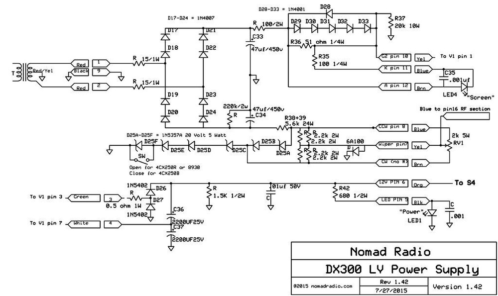 Pride DX300 improved low-voltage power supply board.