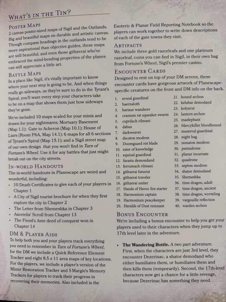 Beadle and Grimm’s Planescape Campaign DM Vault