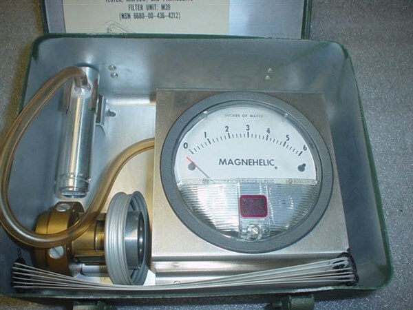 NOS Tester Airflow Gas Particulate Filter Unit Model M39