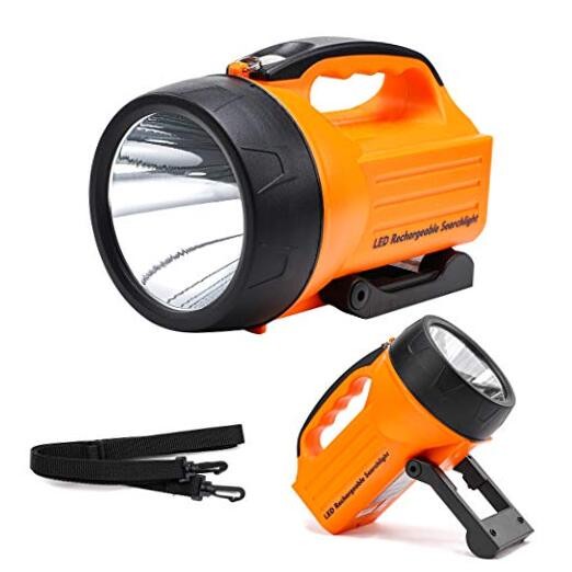10 Watt 1000 Lumens LED Rechargeable Spotlight Flashlight