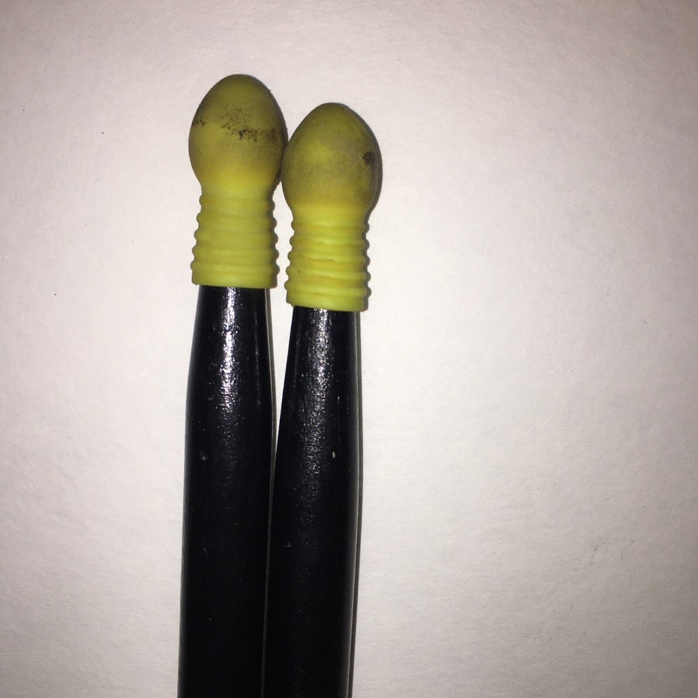 Rock Band Drum Sticks Blue Black Skull