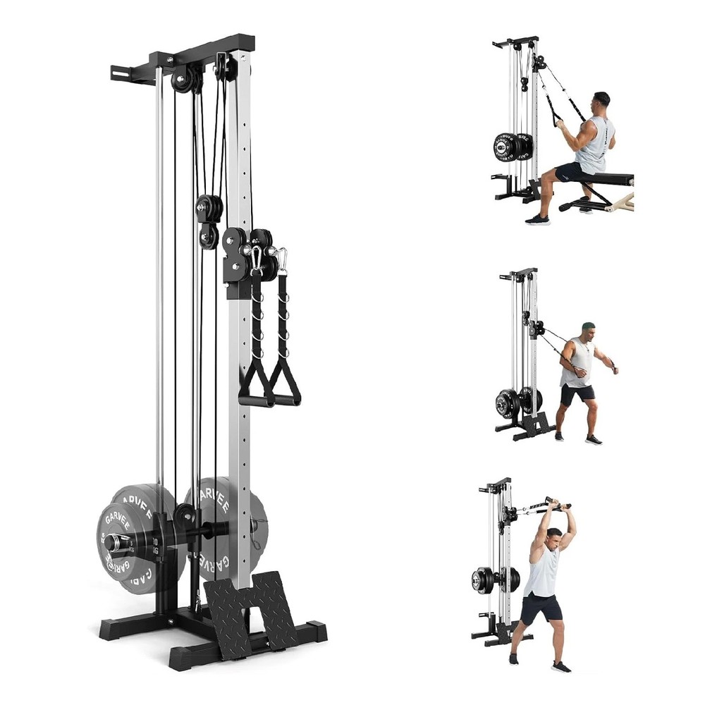 LAT Pulldown Machines Wall Mount Cable Machine Cable Crossover Machine Home Gym