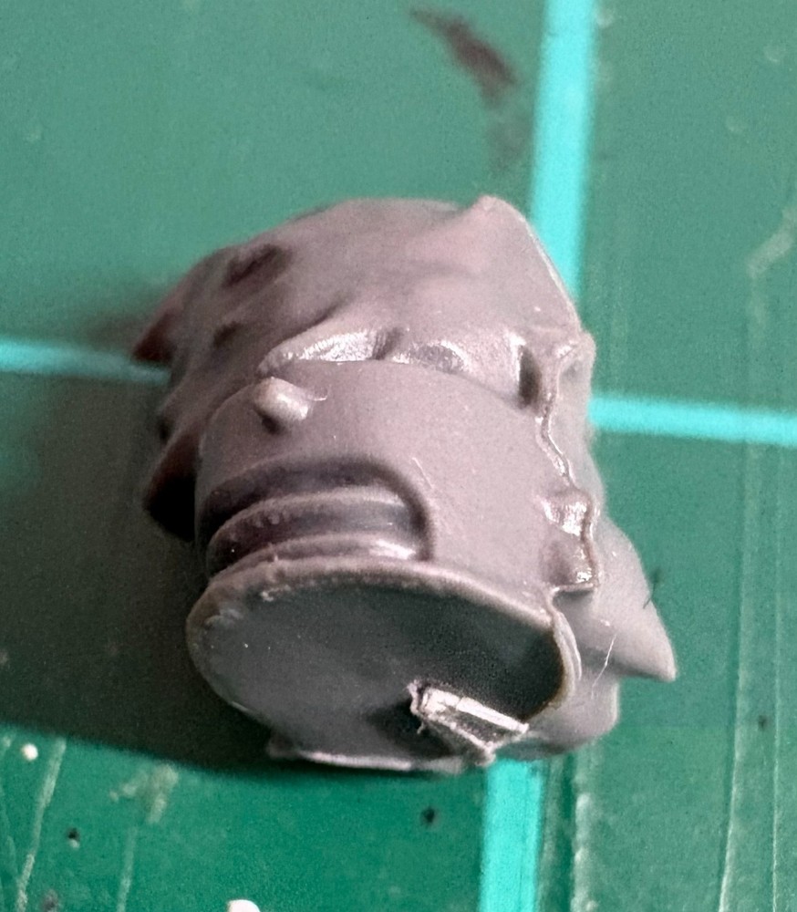 Unique Space Wolf-Style Space Marine Head– Type A Piece, Kitbash Unhelmeted