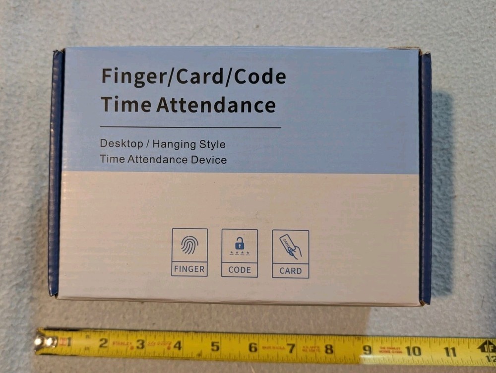 Tymelix KYT Series Smart Time Clock Attendance Machine App Controlled New