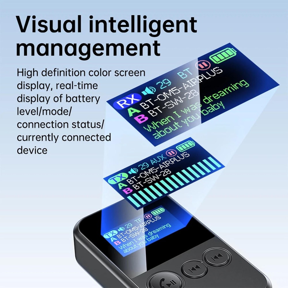 Bluetooth Adapter 5.4 for Car Use with Answer Call Function and Charging Line