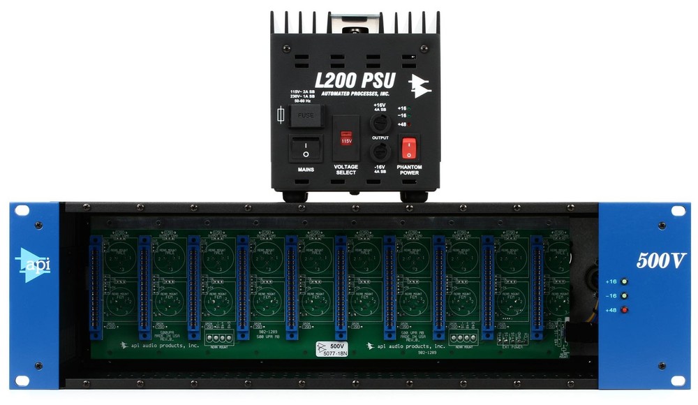 API 500V 10-slot 500 Series Lunchbox + API 512C Value Bundle