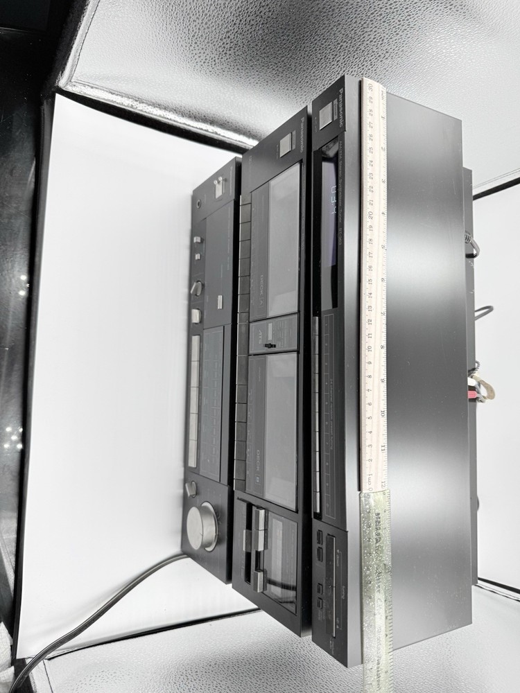 Panasonic Am/Fm Tuner Cassette/ Equalizer Tested, , See Pic For Power Button.