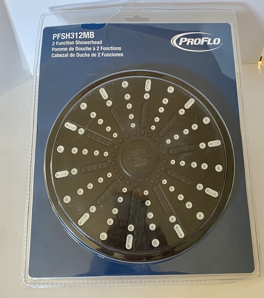 PROFLO PFSH312 1.8 GPM Multi Function Shower Head - Black