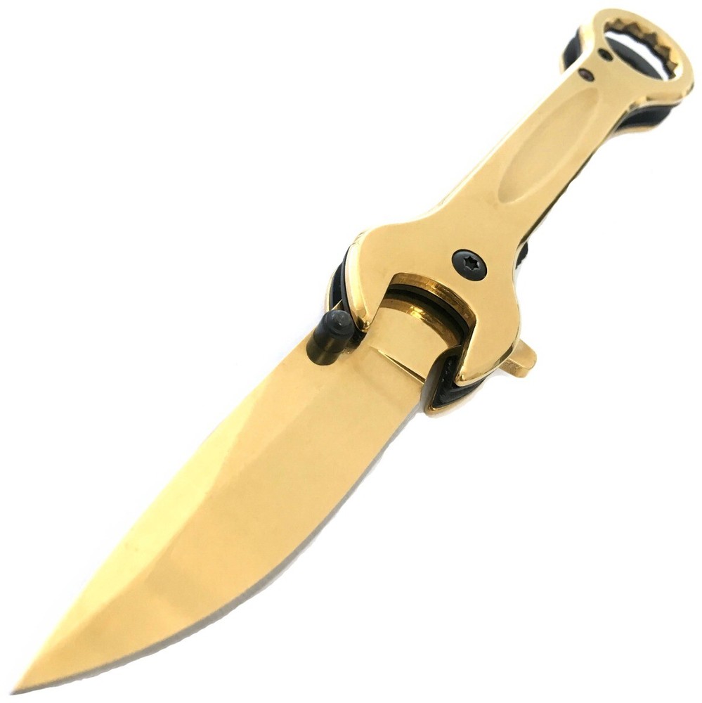 7.5" MULTI-TOOL WRENCH TACTICAL ASSISTED OPEN SPRING FOLDING POCKET KNIFE EDC