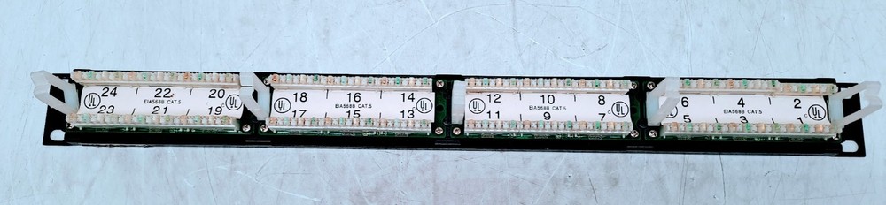 ATP Inc. EIA568B 24-Port Patch Panel, Cat. 5