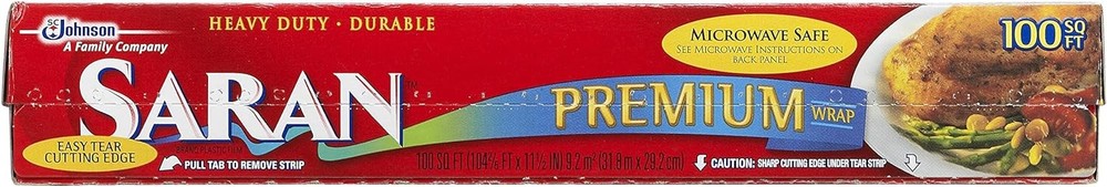 Saran Premium Plastic Wrap, Ft