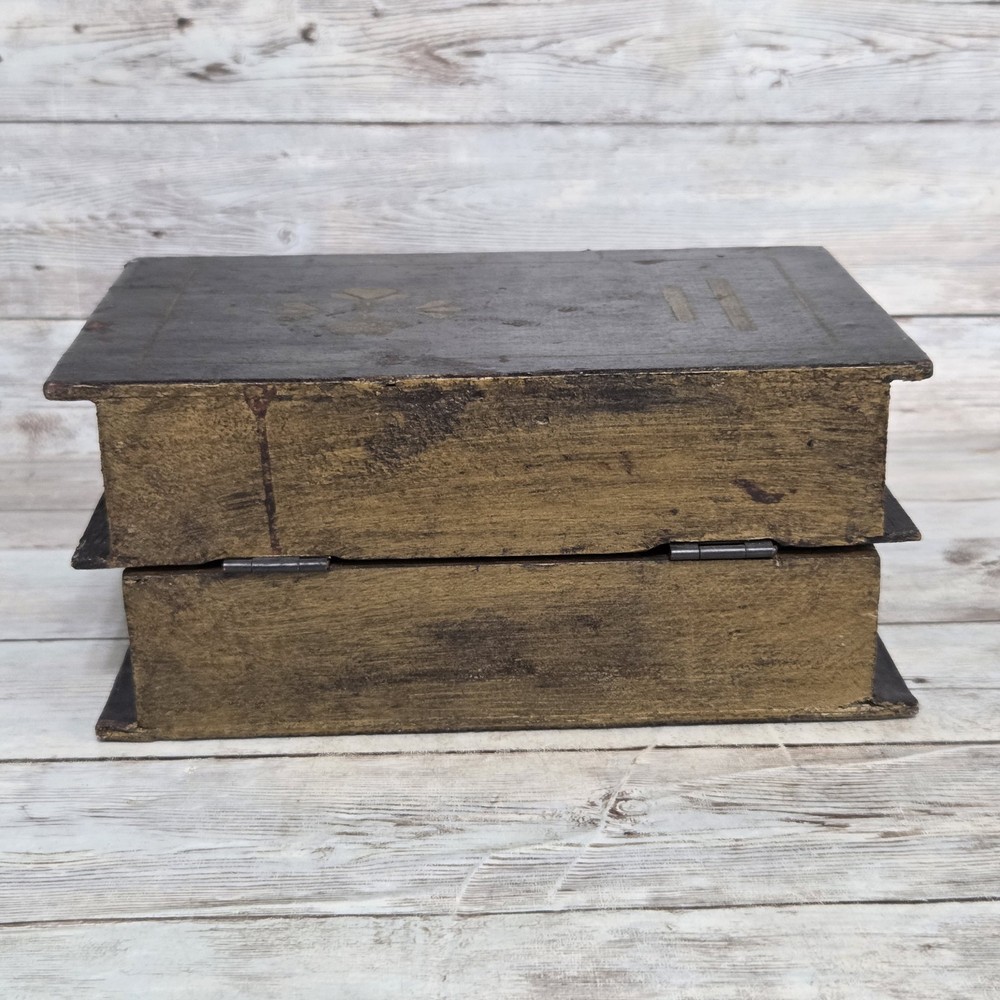 Faux Books Decorative Leather Storage Box