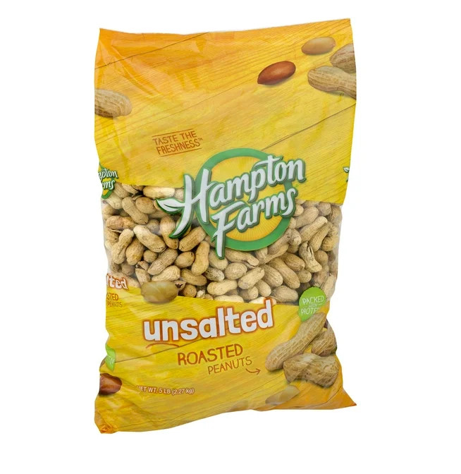 Hampton Farms Unsalted In-Shell Peanuts (5 lbs.)