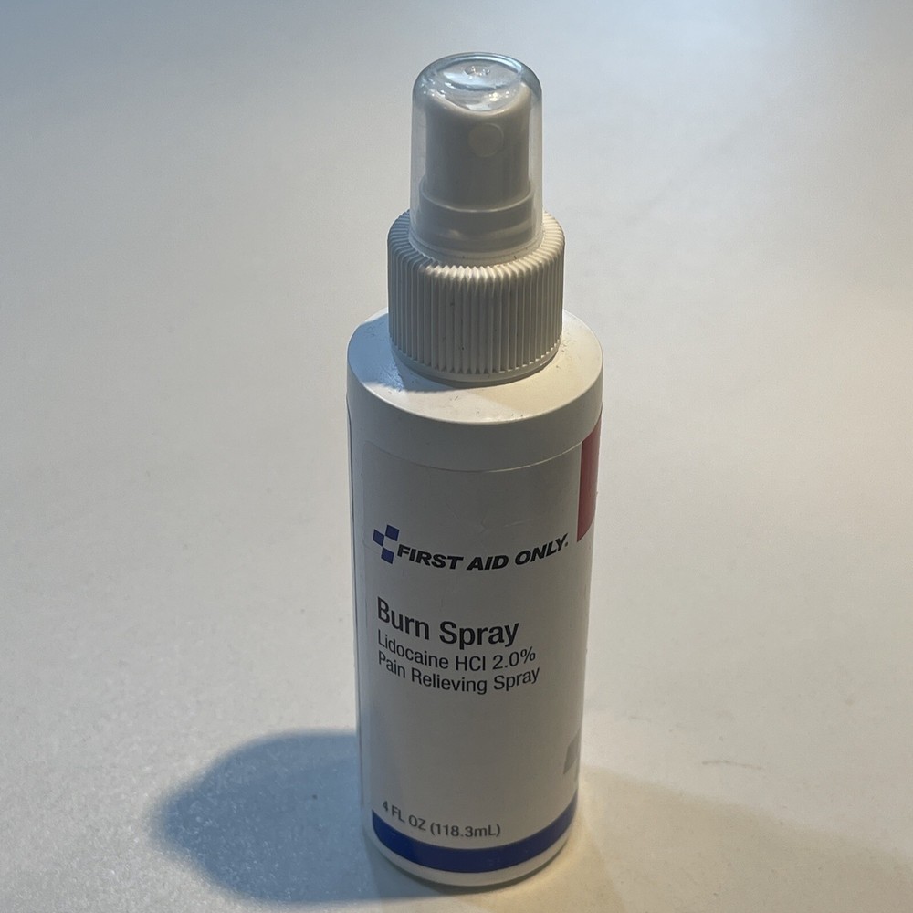 First Aid Burn Spray Bottle 4 Oz. Pain Relieving Spray