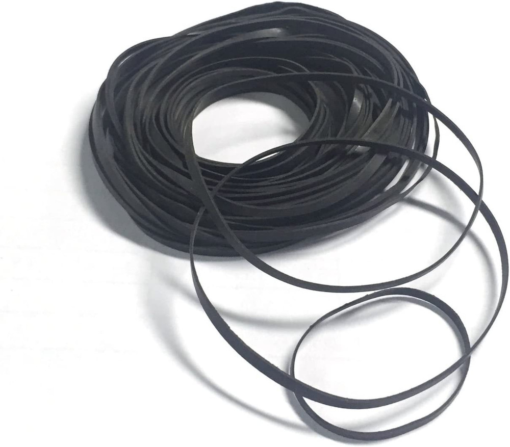 35+Pcs (40-135Mm) 2Mm Width Mix Cassette Rubber Flat Belt Cassette Machine for D
