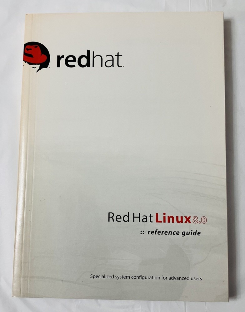 Red Hat Linux 8.0 Manual Set 6 pc Vintage OS Installation Reference Guides 2002