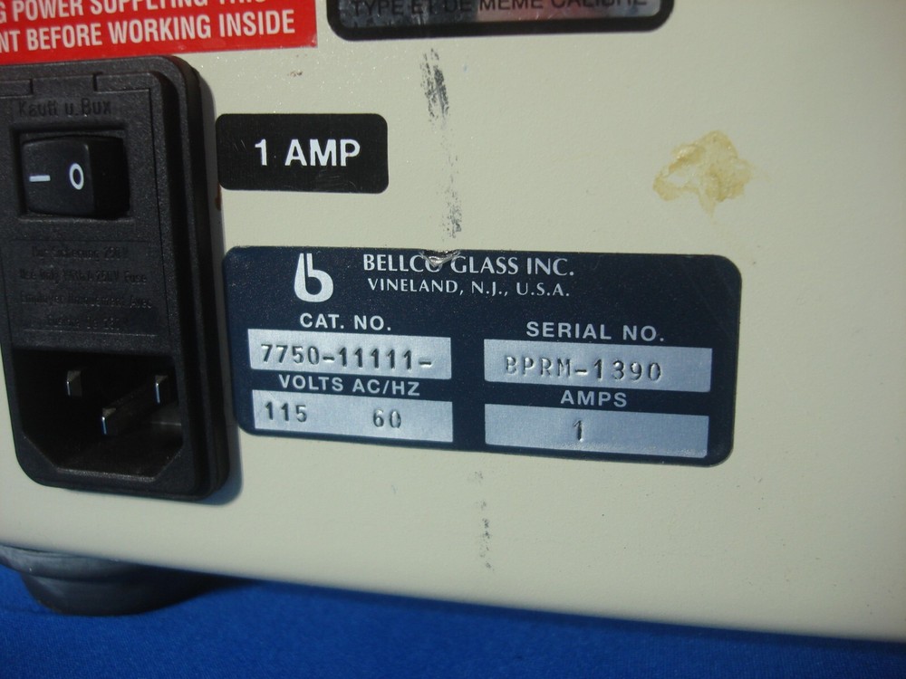 Bellco Biotechnology Laboratory Pipette Plugger PN 7750-11111