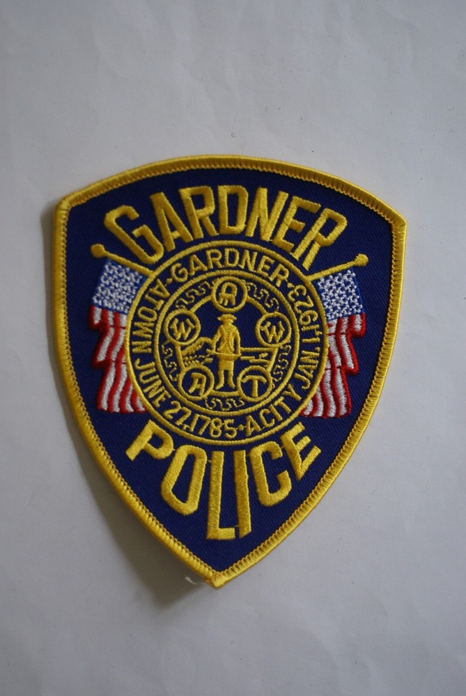 Gardner Police patch, Massachusetts