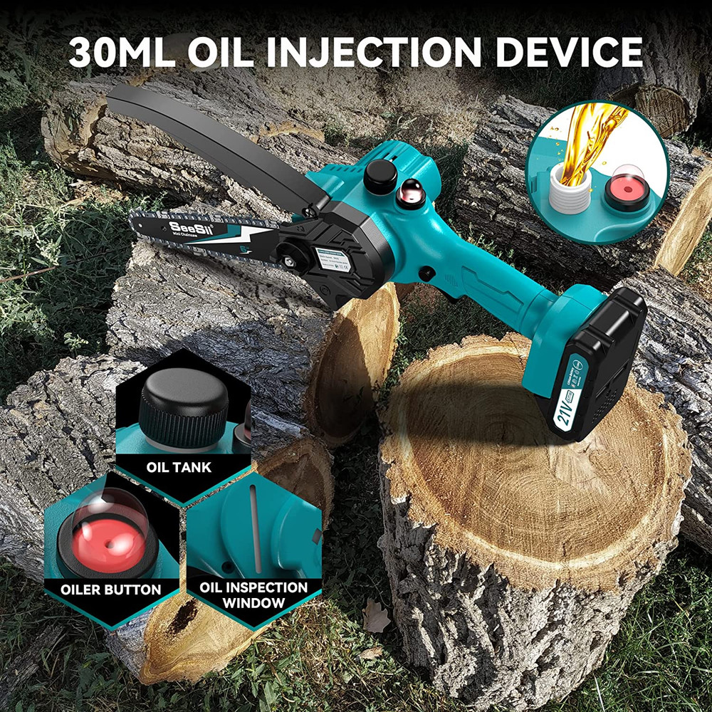 Mini Chainsaw Cordless Portable Handheld Chainsaw Handheld Electric Chainsaw