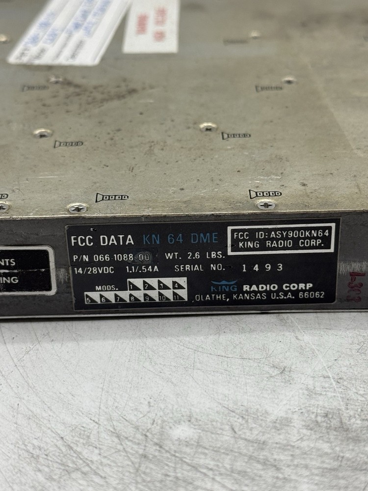 Bendix/King KN-64 DME 14/28V - 066-1088-00 READ