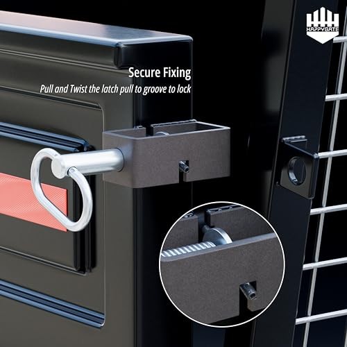 5-1/8'' Heavy Duty Trailer Gate Latch, Universal Spring Latch Assembly, Weld