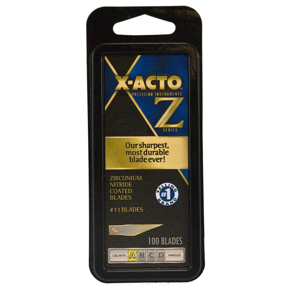 X-Acto Z Replacement Blade, 100, Gold Count 100 Blades,
