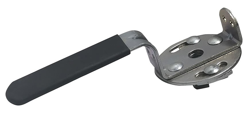 Garage Door Swivel type Inside Release Handle ZP w/ Plastic Grip