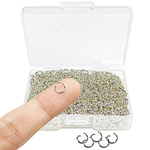 1000 Pcs Silver Plated Jump Rings Split Circle Clasp 5mm gold