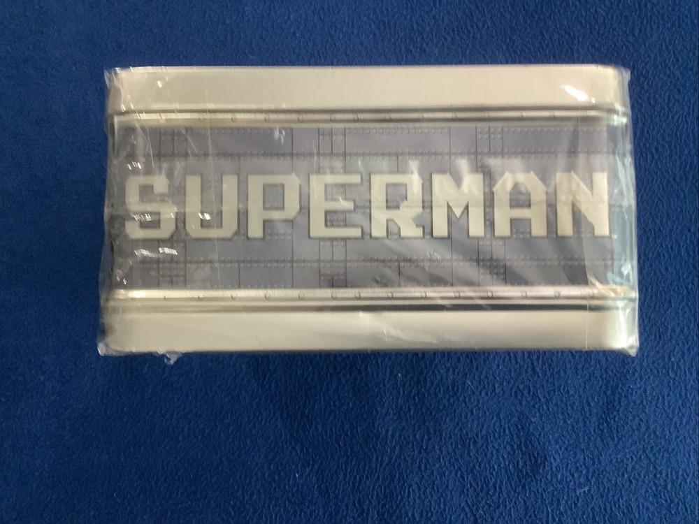 Vintage Superman Lunch Box Tin Comic In Original Packaging