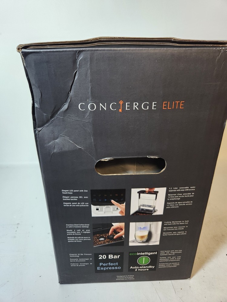 Concierge Elite Espresso Machine in Infinite Black