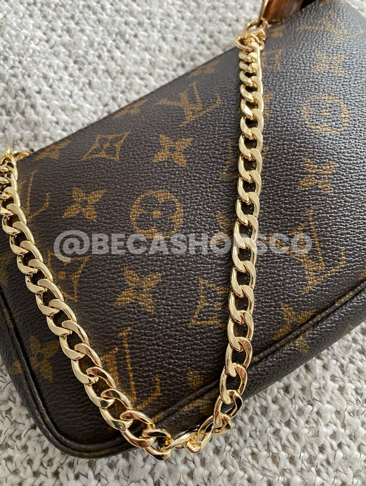 Shoulder Curb Chain Strap Replacement 18”