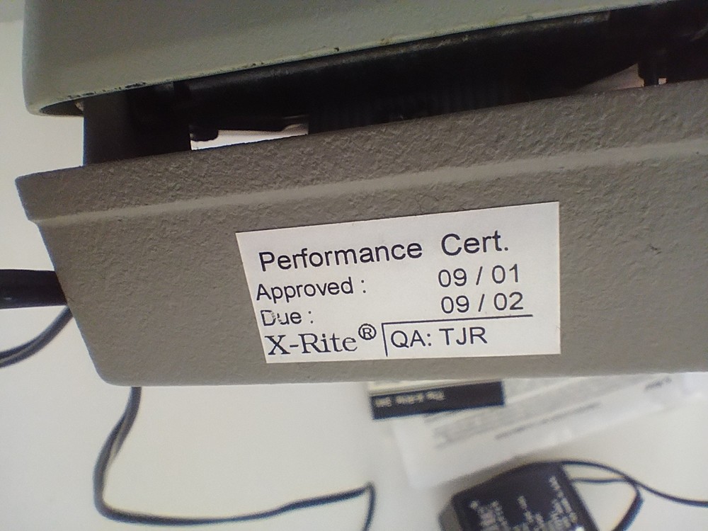 X-Rite 341 Dot Meter, Densitometer, Tester.Carry Case, AC plug,Operation Manual