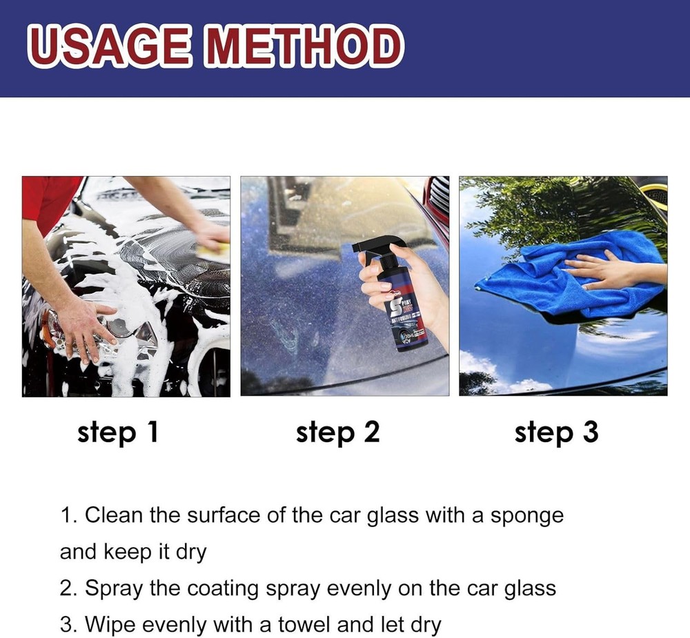 2PCS Spray coating agent Multi-functional Coating Renewal Agent, Car Coating...