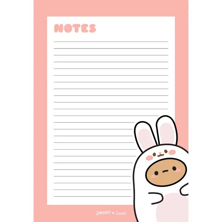 denik Tayto Bunny Notepad