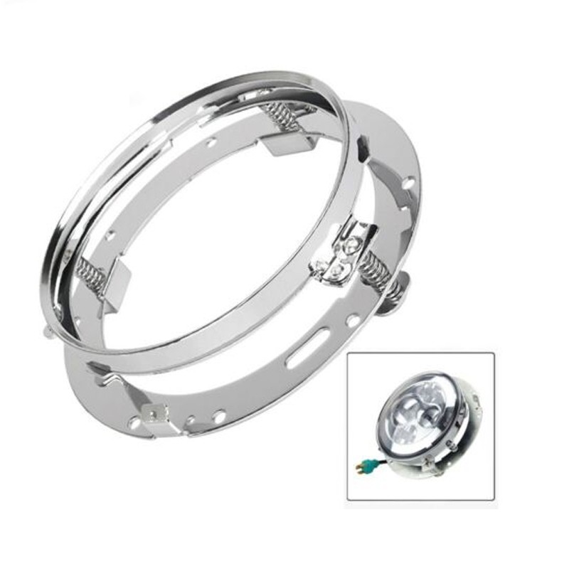 7" inch LED Headlight Mounting Ring Bracket Fit For Harley Davidson Motorcycle