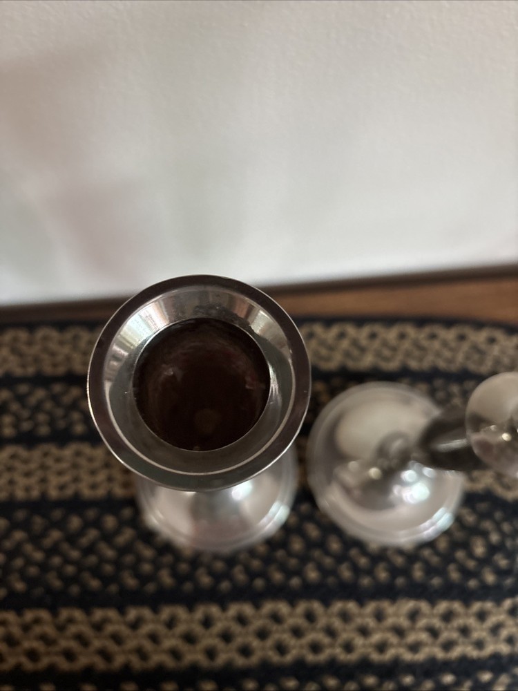 Pair Godinger Silver Plated Candlesticks~11.5 Inch