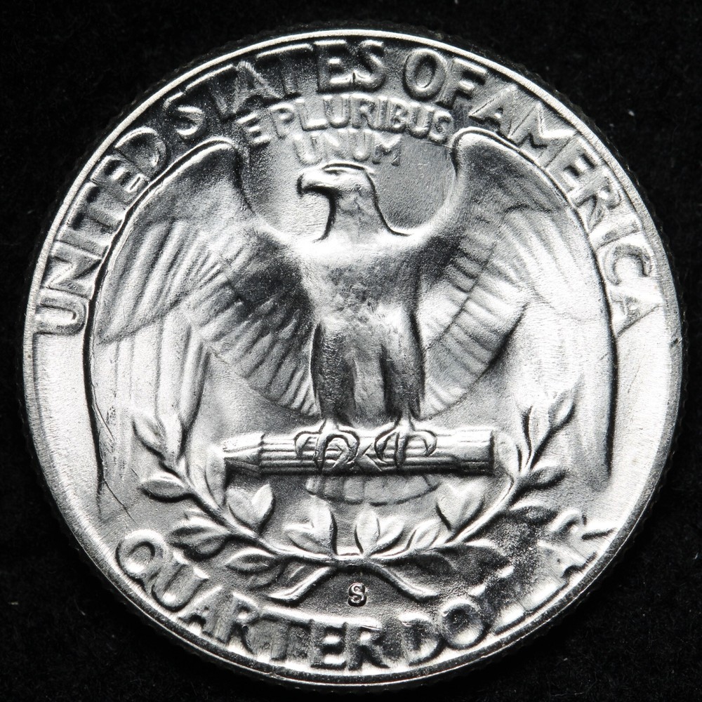 1954-S Washington Silver Quarter GEM BU *UNCIRCULATED* MS E355 IYB