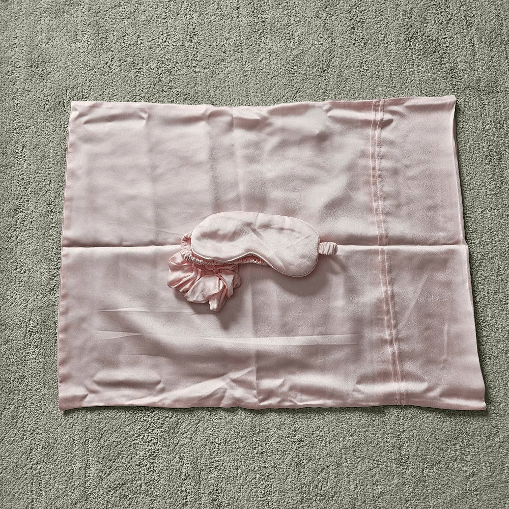 Shabby Chic Pink Satin Sleep Set